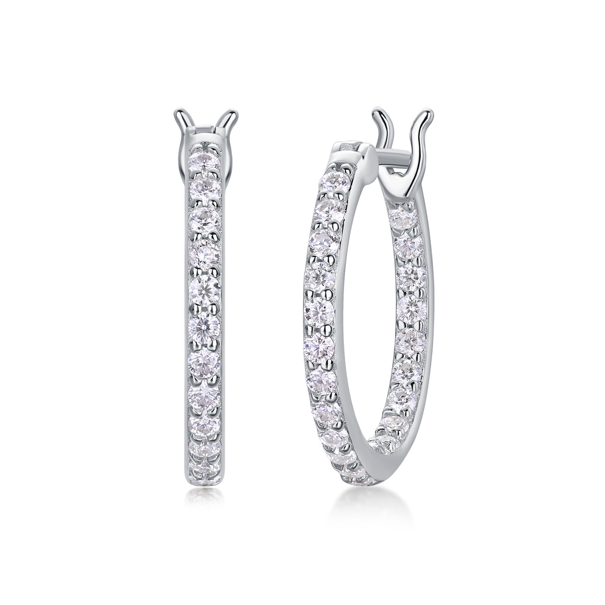 Fashionable Moissanite Stud Earrings