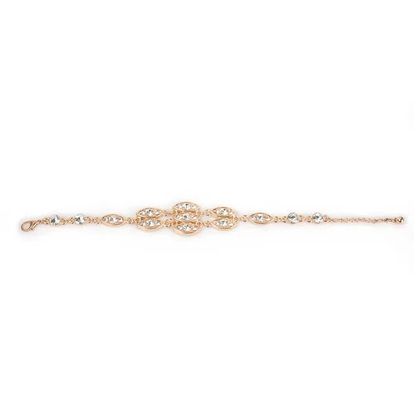 Bling Rhinestone Bracelet — Gold-Plated Crystal Statement Jewelry