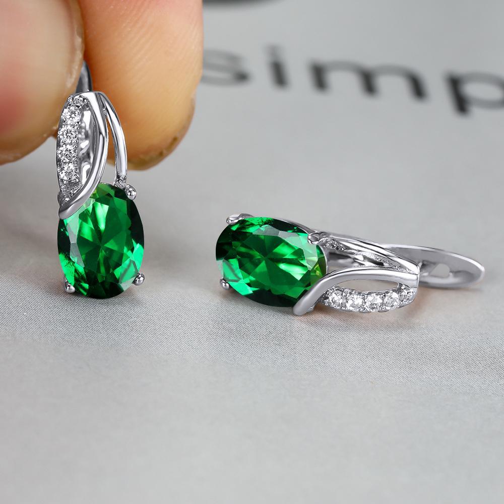 Champagne Gold Zircon Ear Clips – Diamond-Cut Copper Huggie Earrings for Women