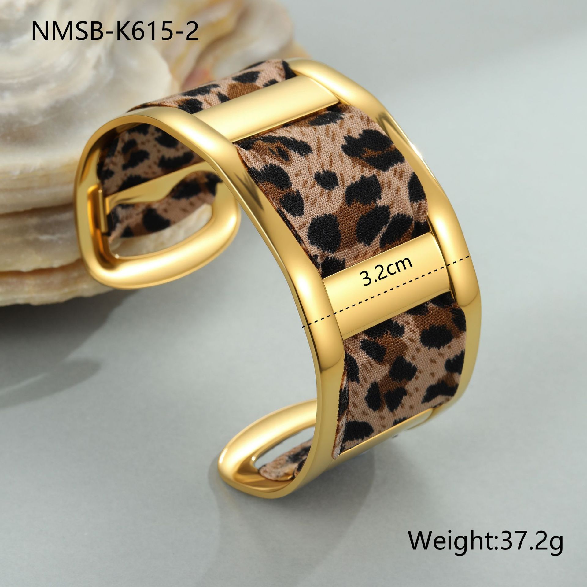 Leopard Ribbon Bracelet