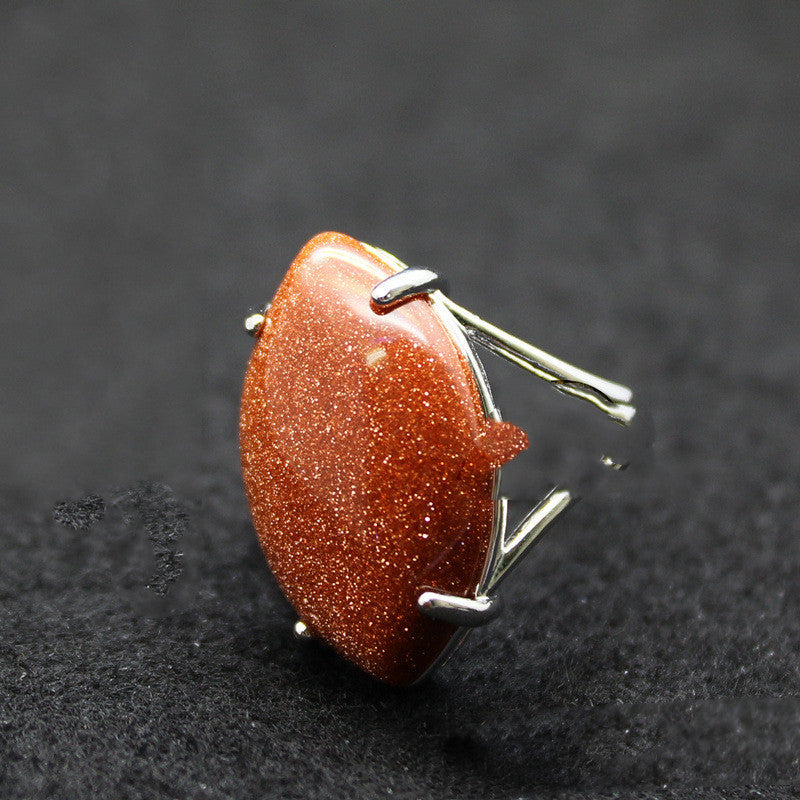 Natural Stone Minimalist Ring