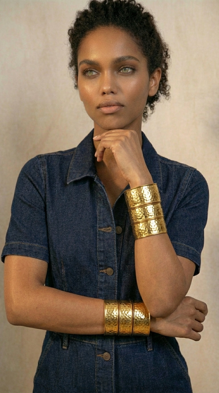 Exaggerated Gold Bracelet