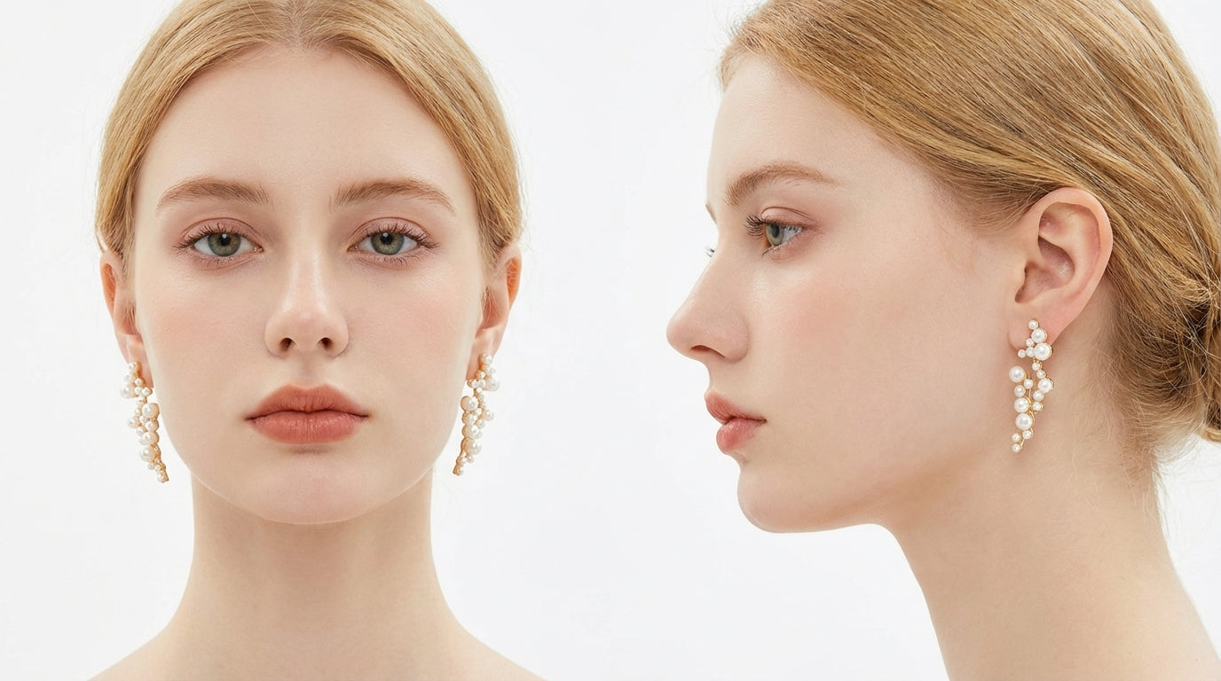 Pearl Drop Earrings - Luxury Romantic Statement Jewelry