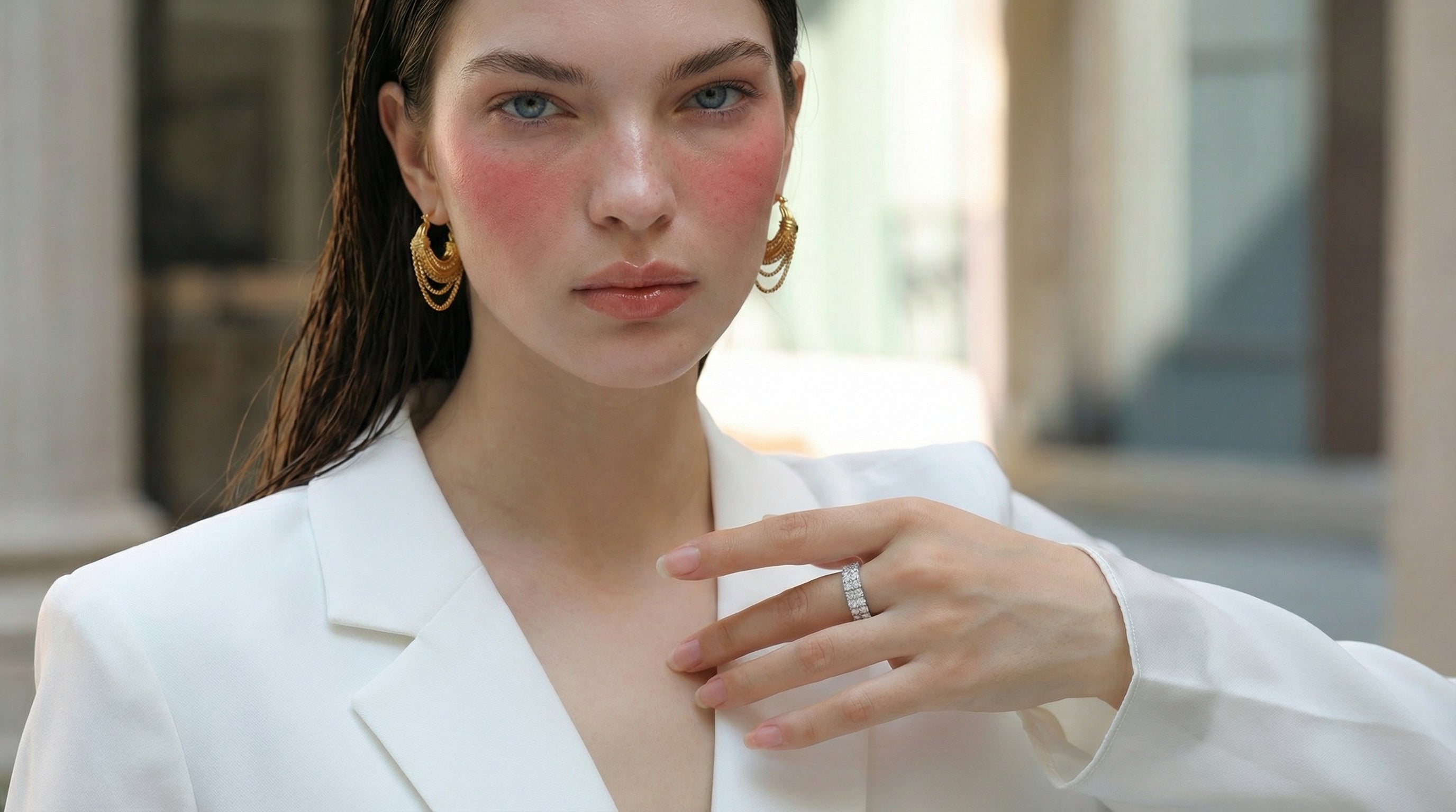 Moissanite Sterling Silver Ring - Luxury Influencer Statement Piece