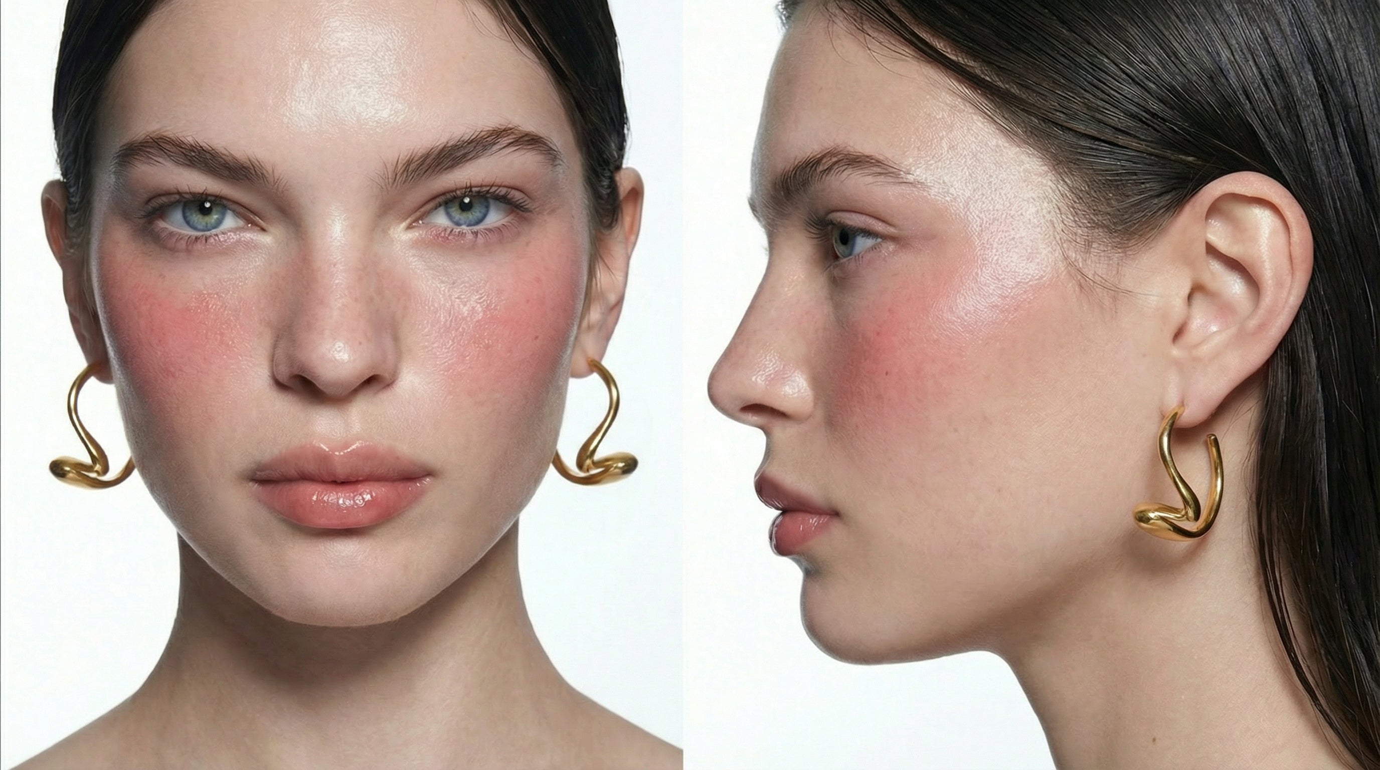 Minimalist Gold Studs — 18K Gold-Plated Everyday Earrings