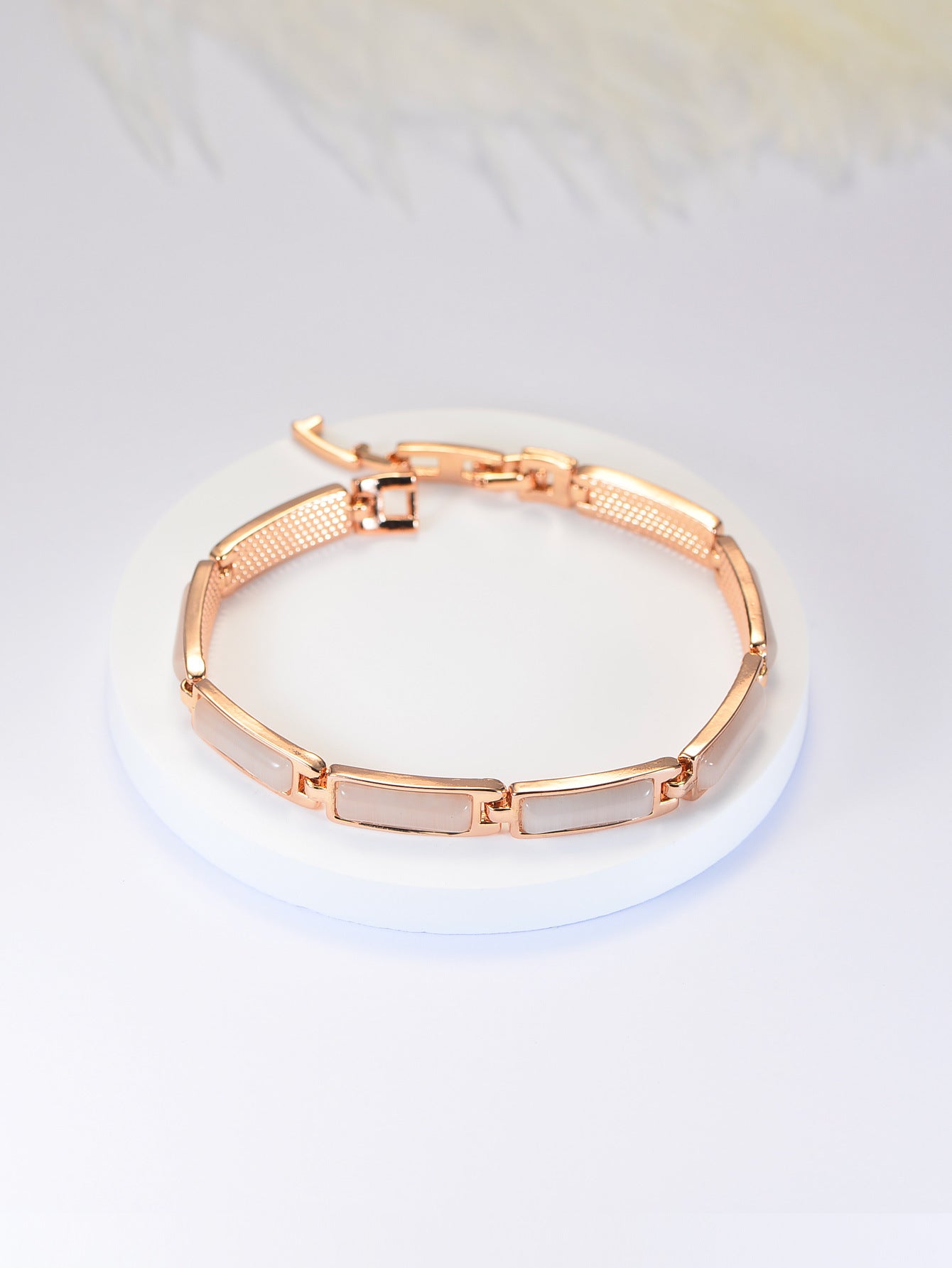 Gold Bamboo Bracelet - Luxury Minimalist Statement Bangle