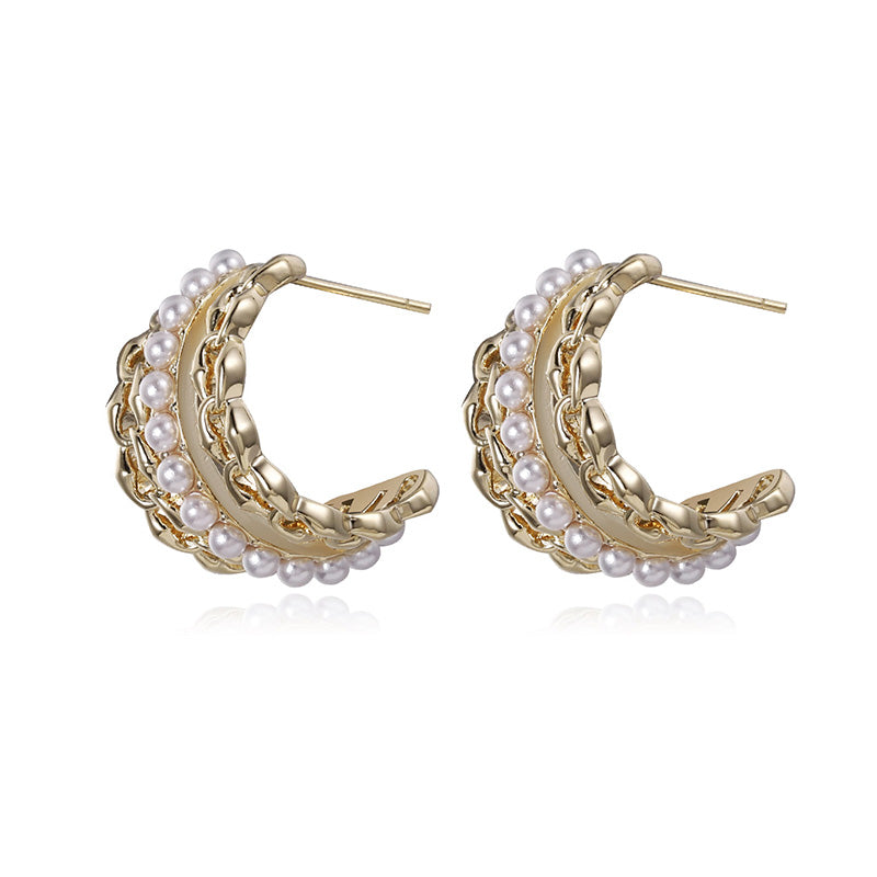 Temperament Irregular Earring – Retro European & Korean Style