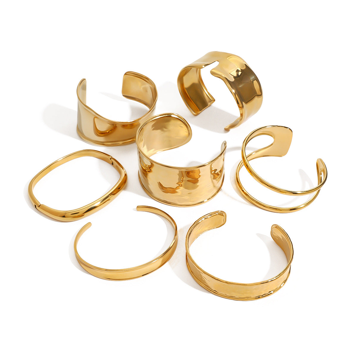 Exaggerated Gold Bracelet