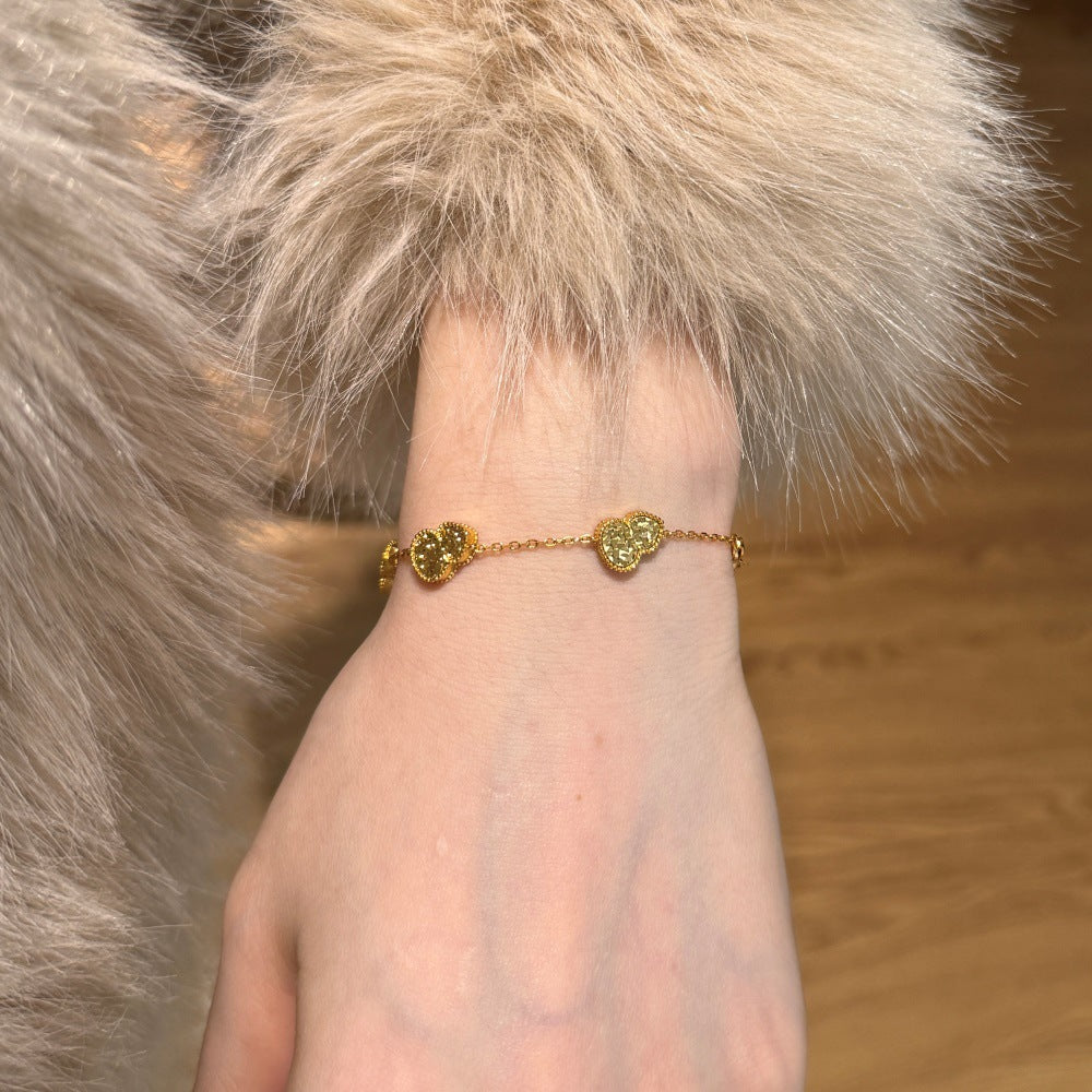 Lucky Gourd 925 Sterling Silver Bracelet — Ancient Craft Symbol of Fortune