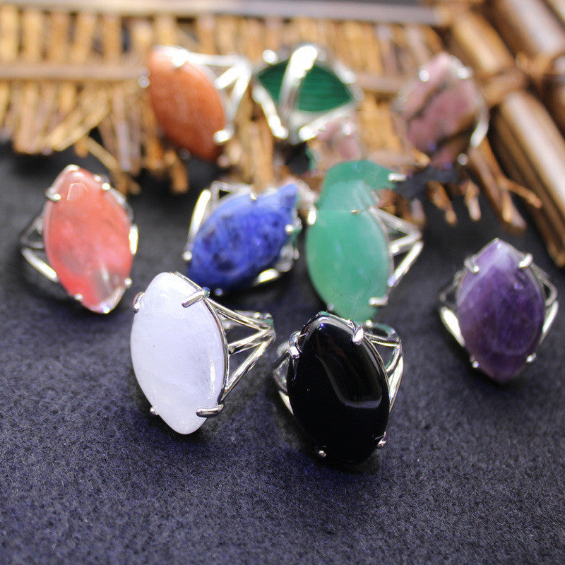 Natural Stone Minimalist Ring