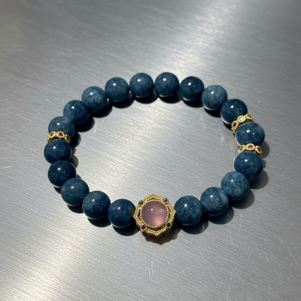Pulseira no aço escovado