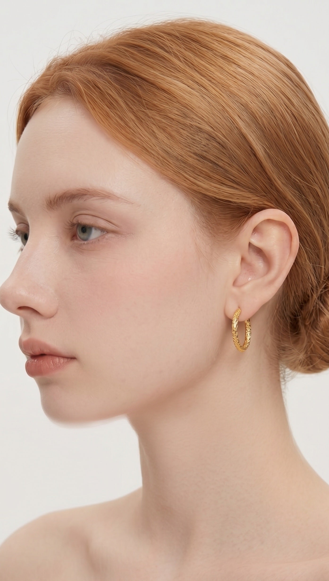 18K Gold-Plated Rhombus Hoop Earrings — Classic Everyday Luxury