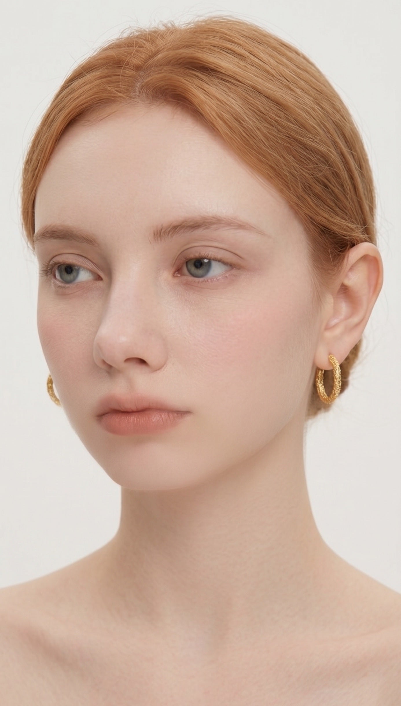 18K Gold-Plated Rhombus Hoop Earrings — Classic Everyday Luxury