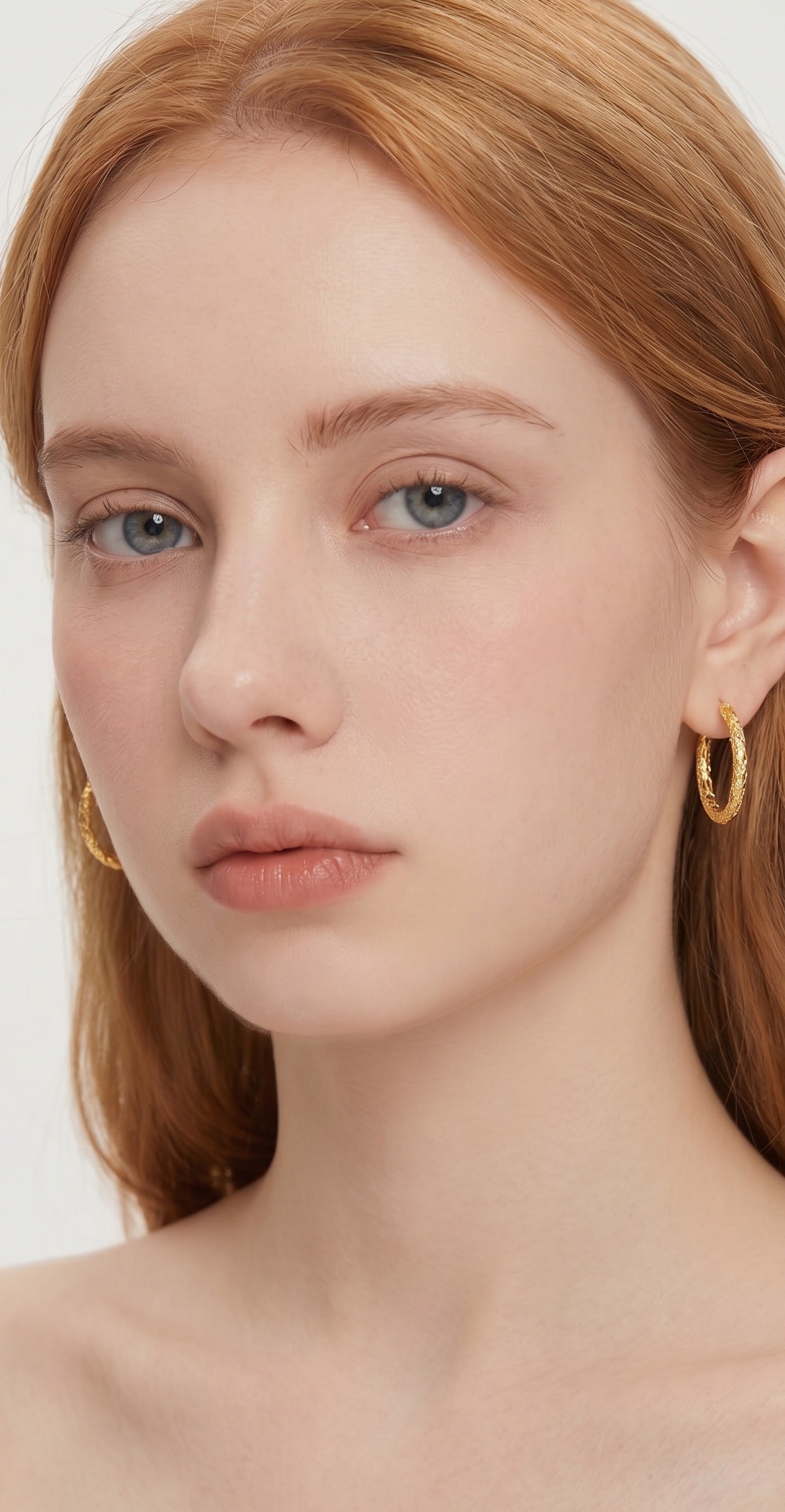 18K Gold-Plated Rhombus Hoop Earrings — Classic Everyday Luxury