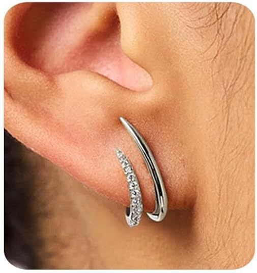14K Gold Diamond Ear Cuff