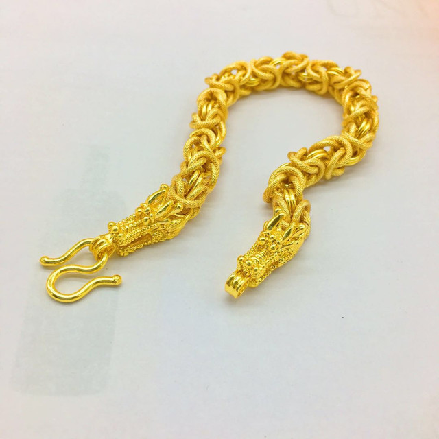 Gold-Plated Chain Bracelet – Vacuum Gold, Brass Base