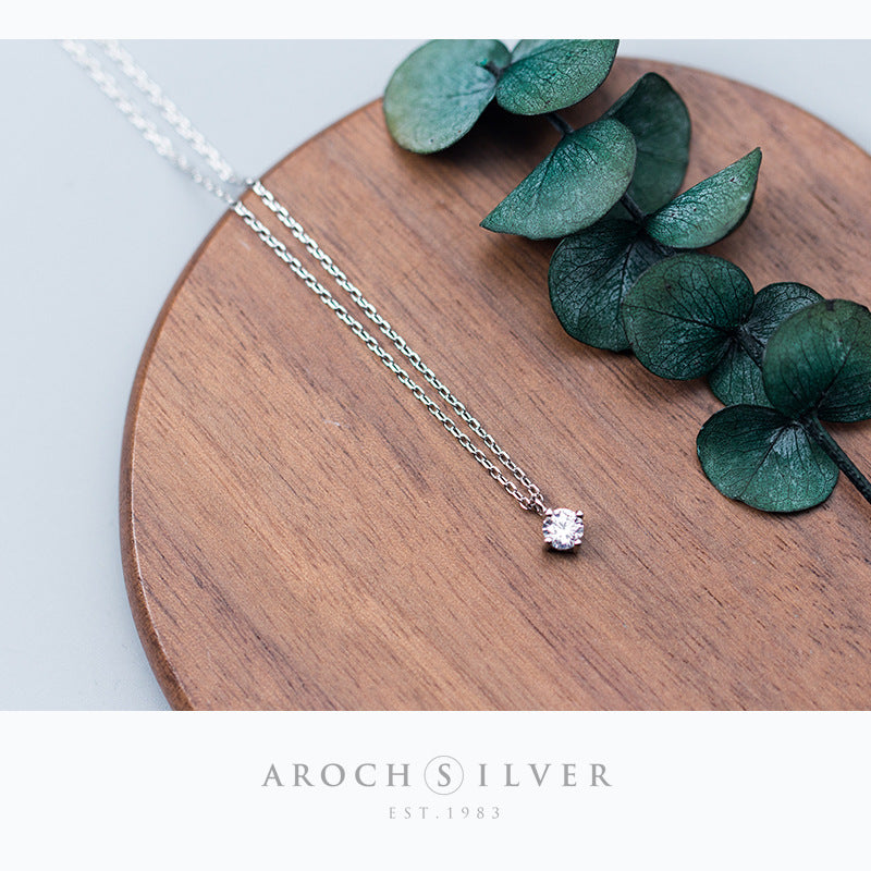 925 Silver Euroean Pendant Necklace