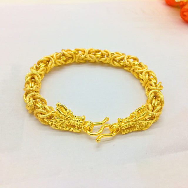 Gold-Plated Chain Bracelet – Vacuum Gold, Brass Base