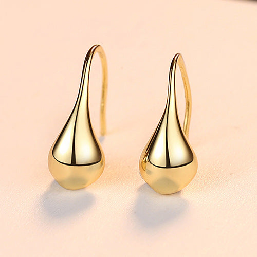 Waterdrop Drop Earrings – 925 Sterling Silver, Gold & Silver, Women's Fine Jewelry
