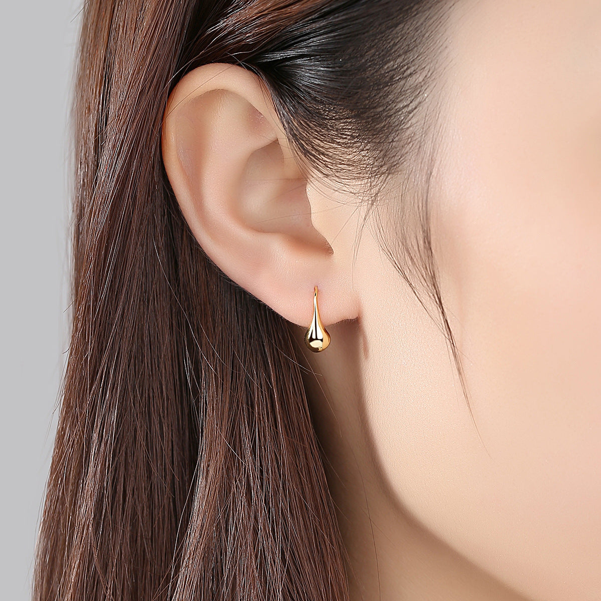 Waterdrop Drop Earrings – 925 Sterling Silver, Gold & Silver, Women's Fine Jewelry