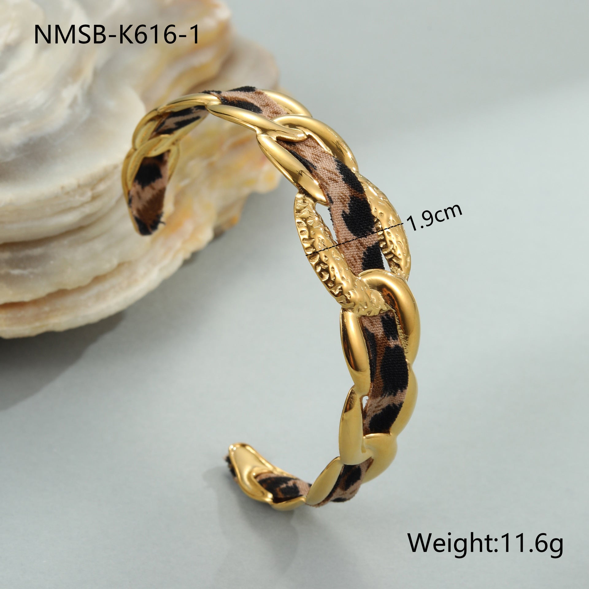Leopard Ribbon Bracelet