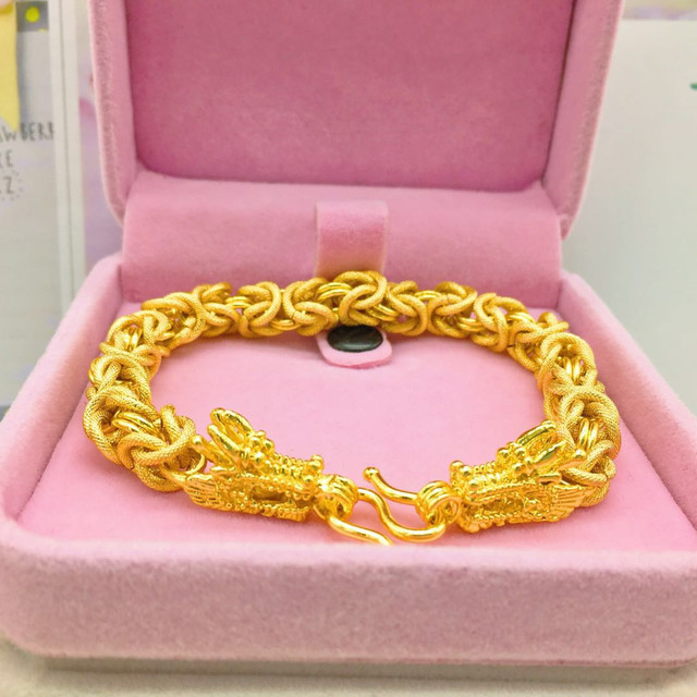 Gold-Plated Chain Bracelet – Vacuum Gold, Brass Base