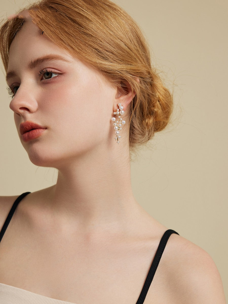 Pearl Drop Earrings - Luxury Romantic Statement Jewelry