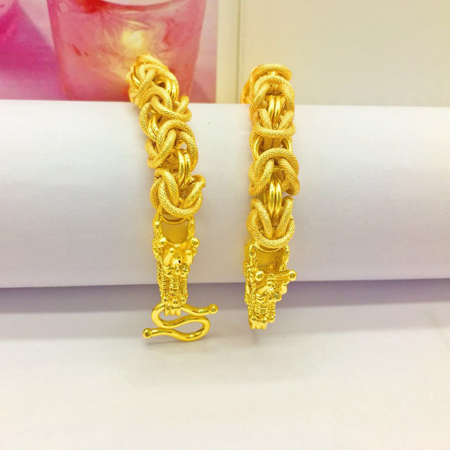 Gold-Plated Chain Bracelet – Vacuum Gold, Brass Base