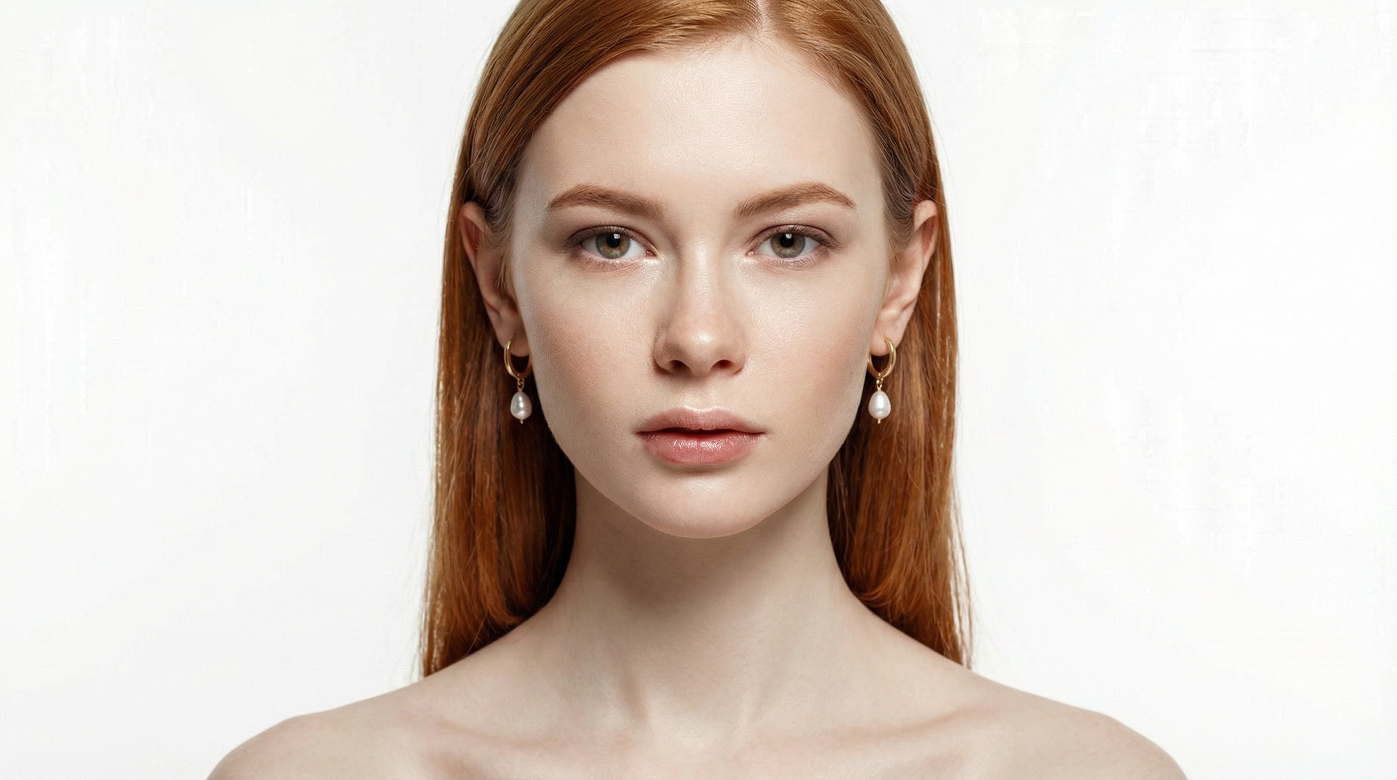 Elegant Pearl Drop Earrings - Luxury Minimalist Statement Jewelry