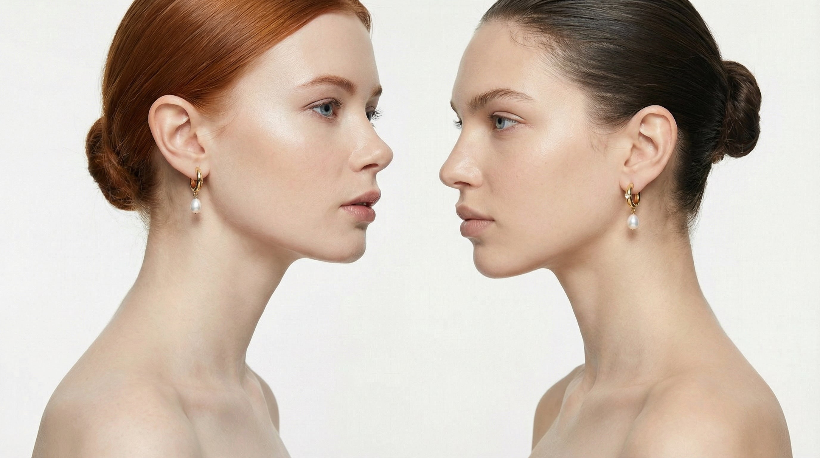 Elegant Pearl Drop Earrings - Luxury Minimalist Statement Jewelry