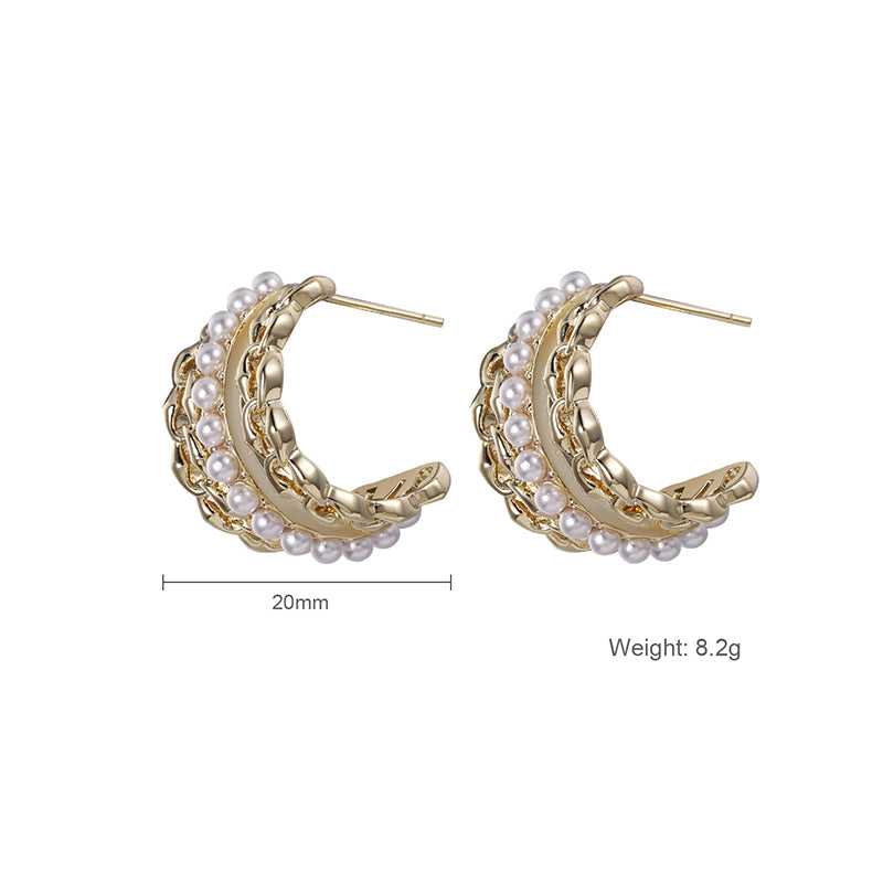 Temperament Irregular Earring – Retro European & Korean Style
