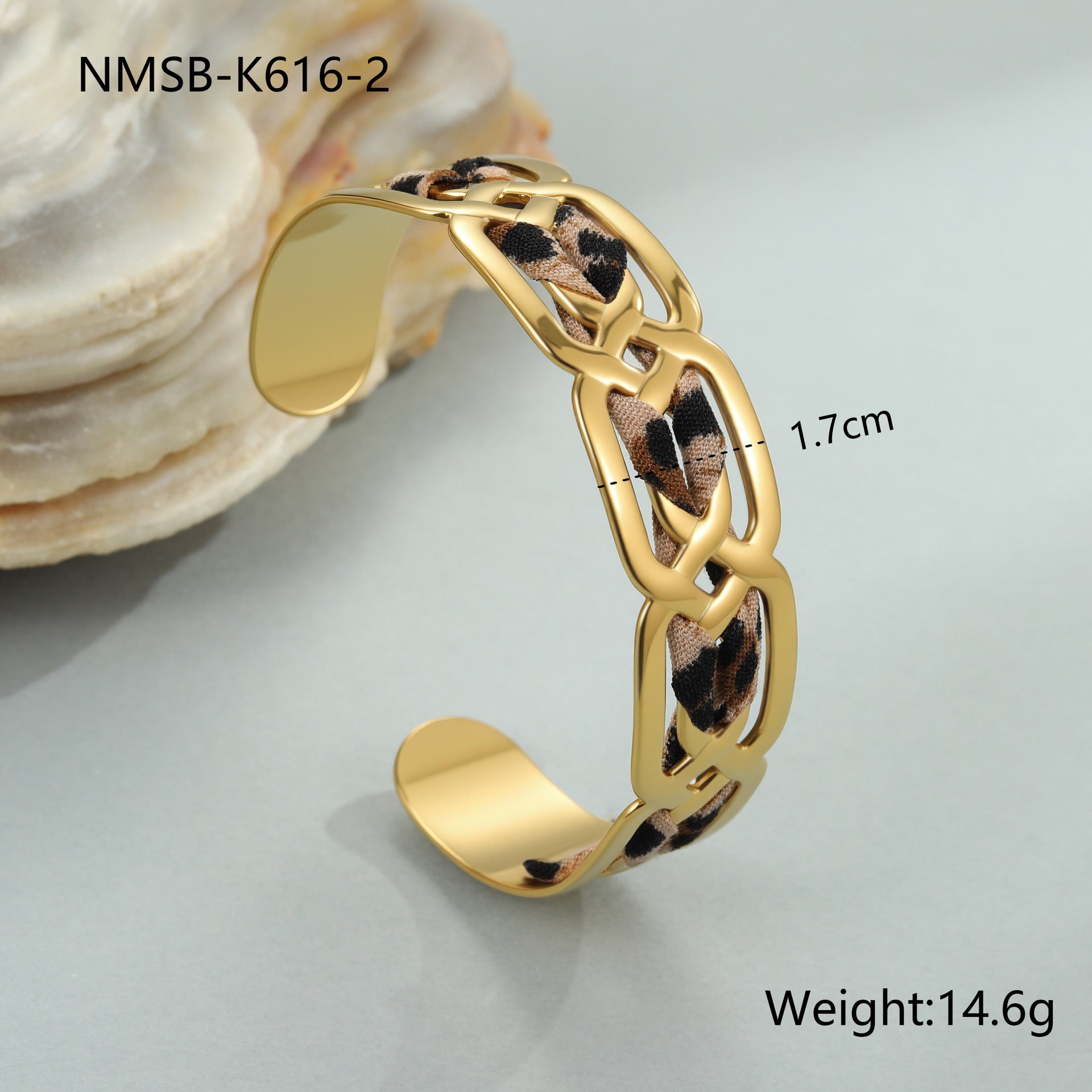 Leopard Ribbon Bracelet