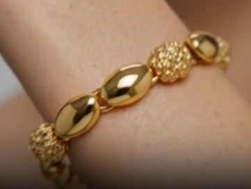 Gold-Plated Bracelet — Vacuum-Coated Luxury