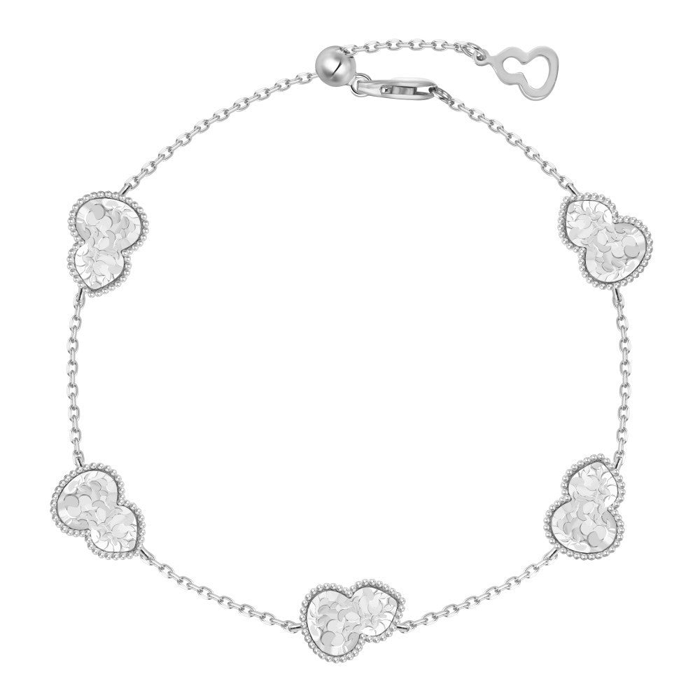 Lucky Gourd 925 Sterling Silver Bracelet — Ancient Craft Symbol of Fortune
