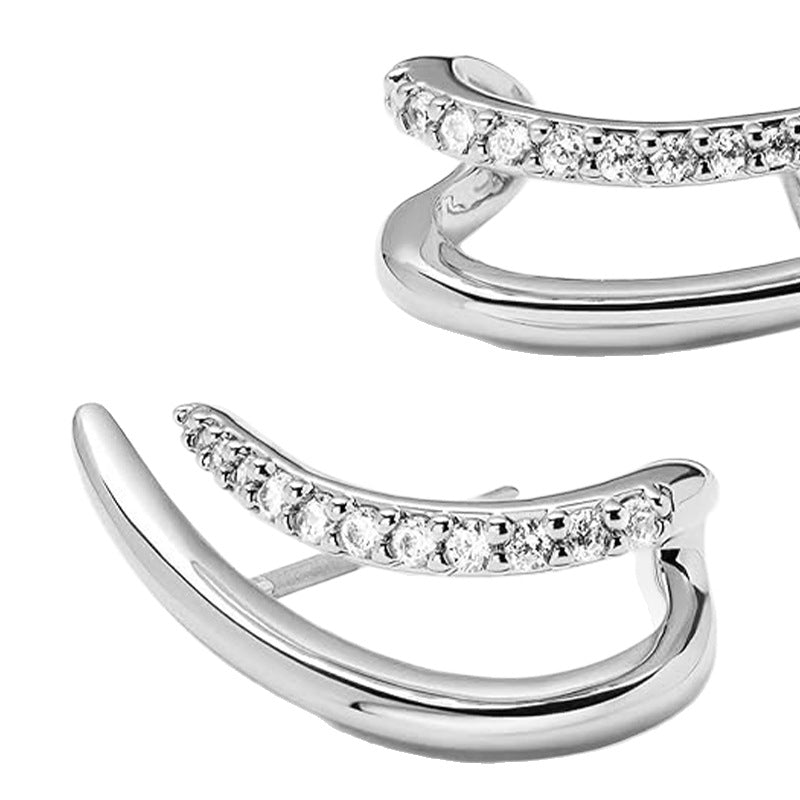 14K Gold Diamond Ear Cuff