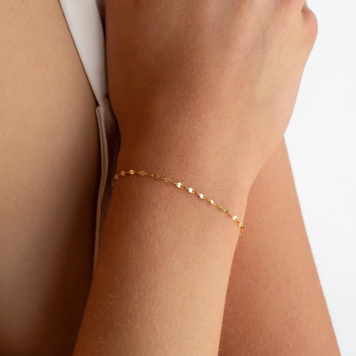 Gold Figaro Chain Bracelet
